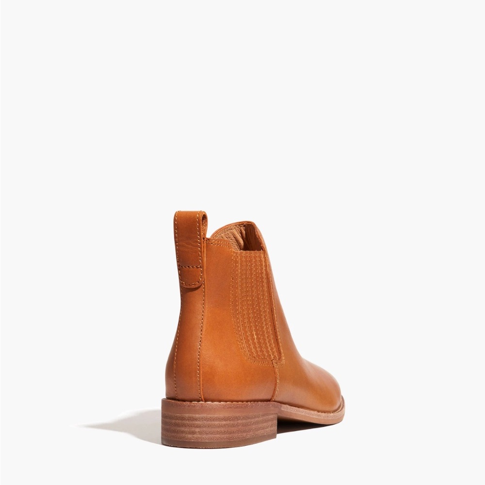 Madewell Tan Leather Chelsea Ankle Boots - Picture 3 of 4